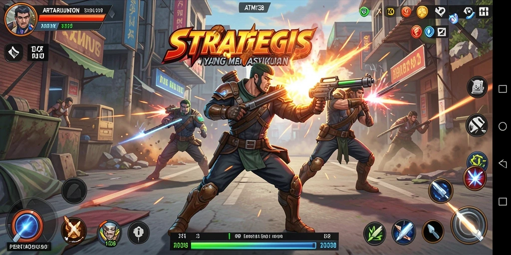 Tampilan gameplay ATM138 yang menegangkan dan strategis.