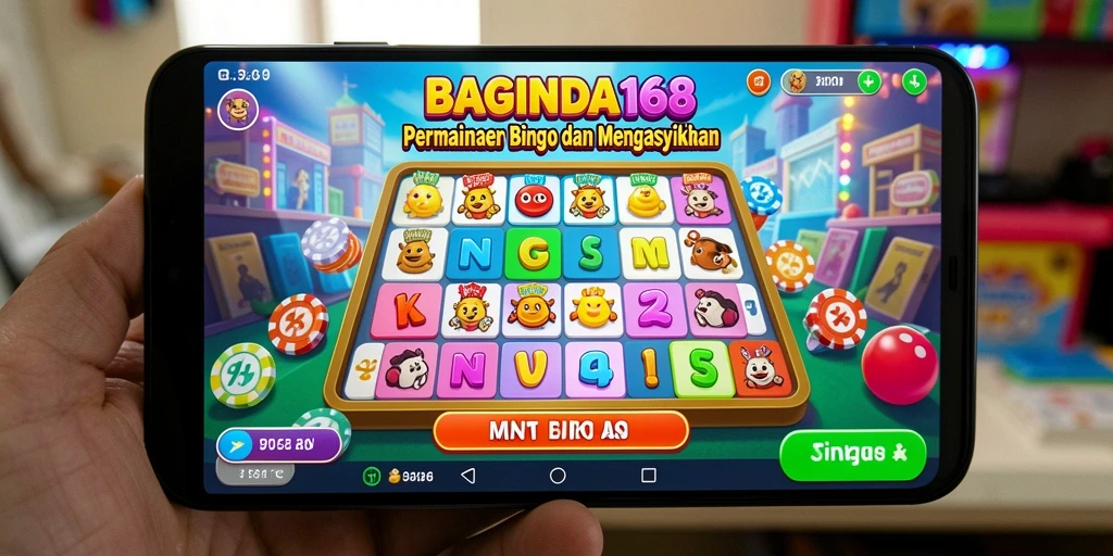 Tampilan gameplay seru di BAGINDA168 Bingo.