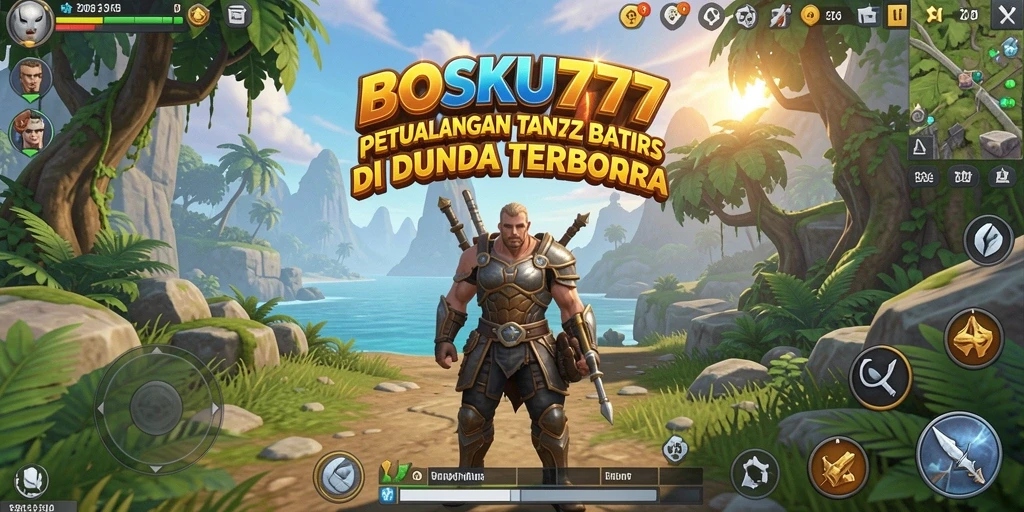 Tampilan gameplay menakjubkan dalam dunia Open World BOSKU777.