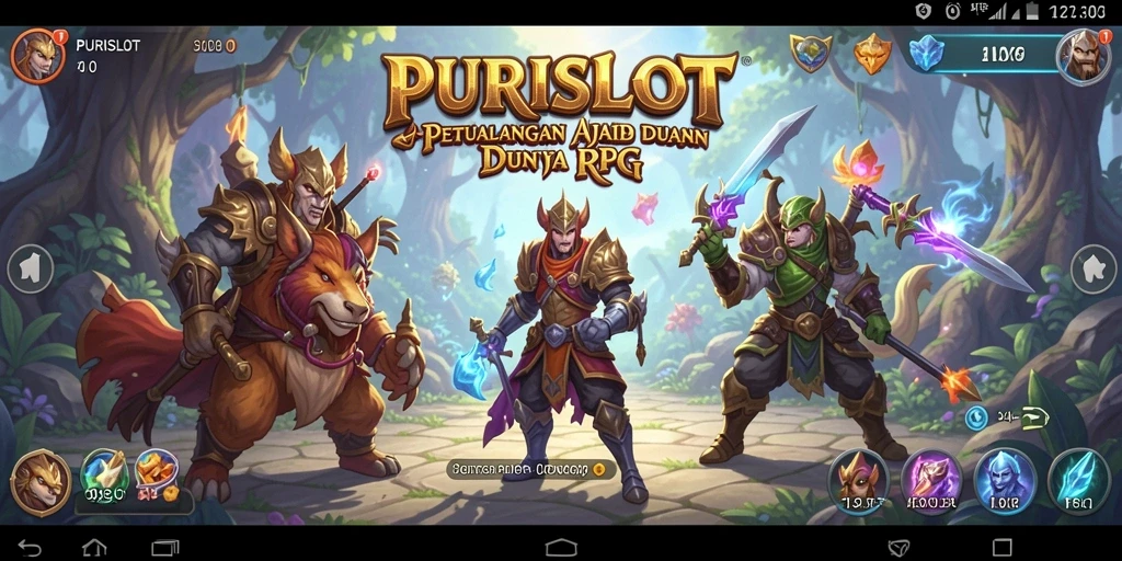 Gameplay RPG yang menakjubkan dan mendebarkan dari PURISLOT.