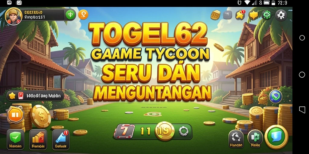 Screenshot TOGEL62 menunjukkan tampilan menarik dari gameplay Tycoon.